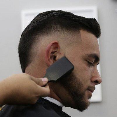 Burst fade Mohawk