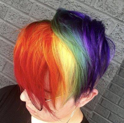 Rainbow Hair