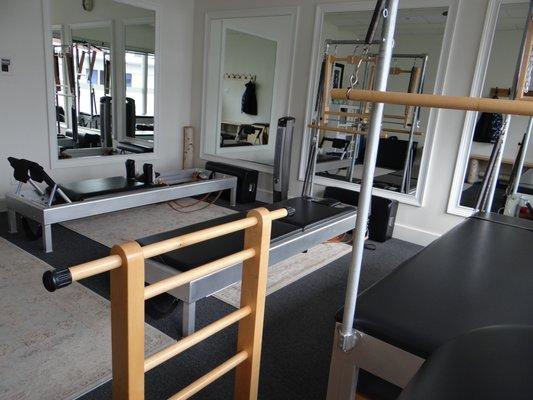 Our equipment was hand-made from Joseph Pilates original designs.