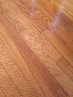 Movers scratched all my floors while moving