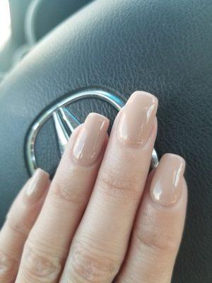 DND Season Beige 488 - New Nail Tech Nora was awesome!