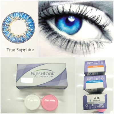 Sapphire contact lenses