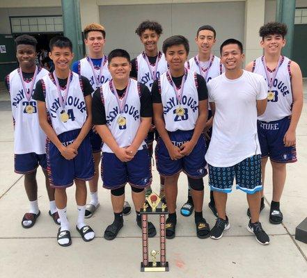 Congratulations PLaYhOuSe Future Delano 8th graders for winning the 2019 Central Valley Summer Showdown Basketball Tournament. 7/7/2019