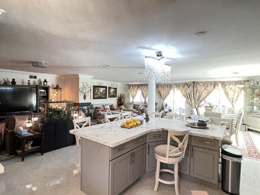 Kitchen After Repairs and Pack Back at Castaic