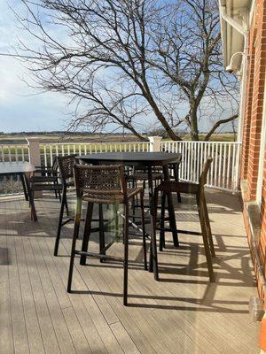 Patio view of the course