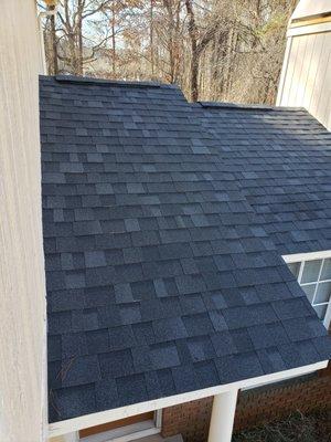 Roof inspected for loose or damage shingles