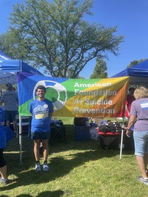 Today my business walked for The American Foundation for Suicide prevention and we walked for Stephen W Fertig.