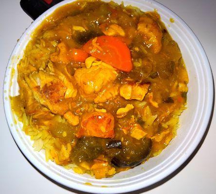 Delicious chicken curry