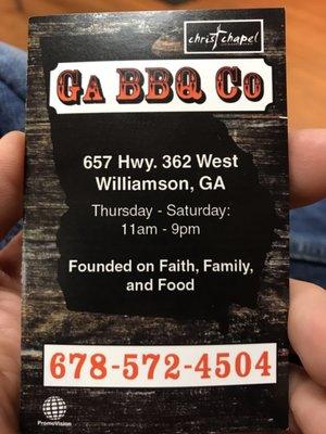 GA BBQ Co