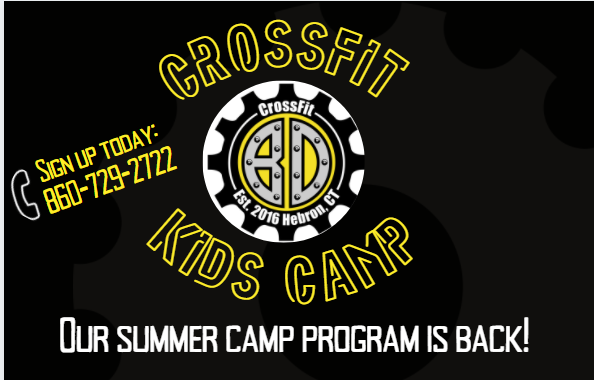 Crossfit Kids Camp summer program is back!