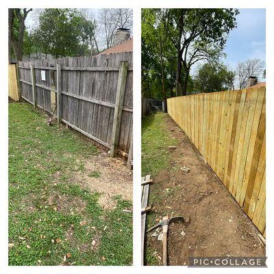 Need that fence repaired? Or just want a fresh look around give us a call today 214-970-4669 or email at martaviuscorbin.mc@gmail.com