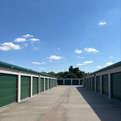 Lockers. Hopefully you like green.