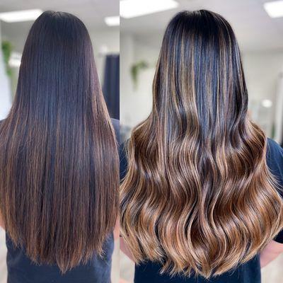 Caramel balayage