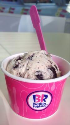 Scoop in a cup with my favorite flavor :) cookies 'n cream!