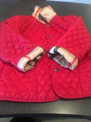 Boys size 2 Burberry coat for sale