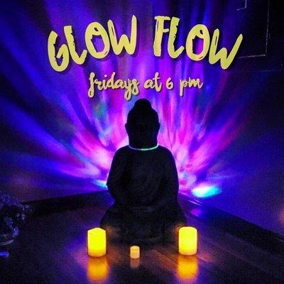 Glow in the Dark Yoga! Every Friday night @ 6pm!