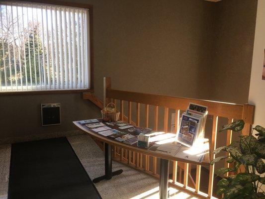 2nd floor lobby area