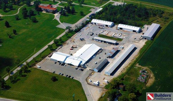 Builders FirstSource Huntertown IN Lumber Yard