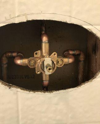 Shower valve replacement