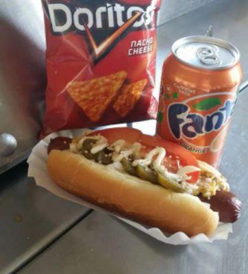 Any Style Hot Dog Combo! $6