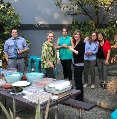 After work BBQ with the crew