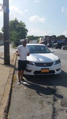 Angel and his 2014 Honda Accord Sport