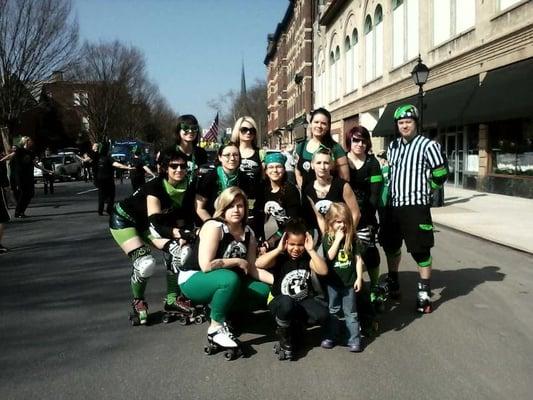 The Vixens at Williamsport's St. Paddy's Day parade.  March 17, 2012