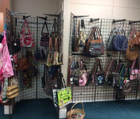 We have concealed carry bags and fashion bags too!  Concealed carry bags can be used just like a regular bag simply by removing the holster!