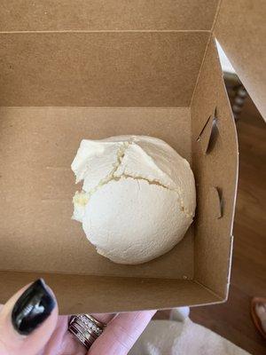 Lemon  meringue cookie