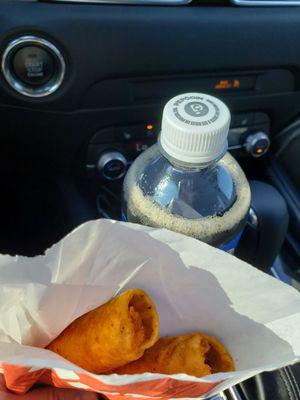 Steak Taquitos and Pepsi!