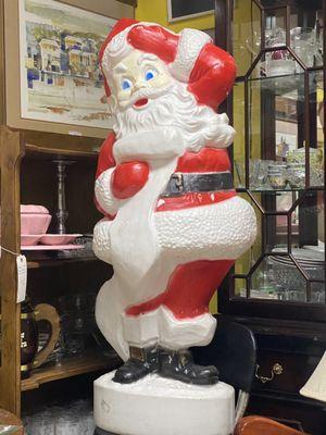 Vintage blown mold Santa light up