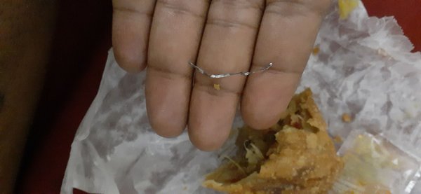 Metal in my egg roll