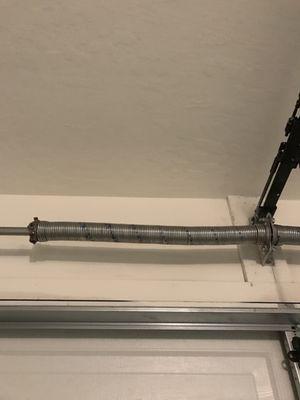 UGD Garage Door Repair of Las Vegas - Single Left Spring Replacement