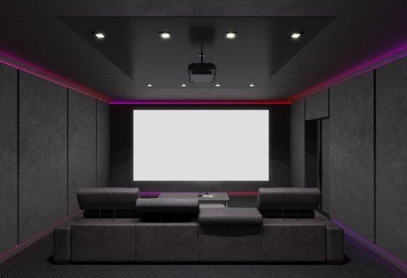 Custom Lighting to compliment your media room