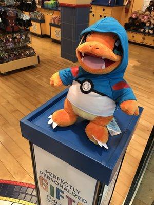 Charmander with a hoodie! (04/26/17) I want to buy all the toys at this store, all of them.