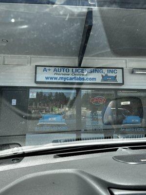 Front door to Auto Licensing.