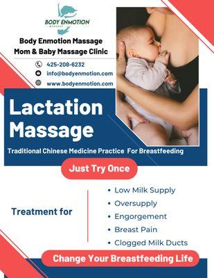 Lactation Massage for Breastfeeding Difficulty