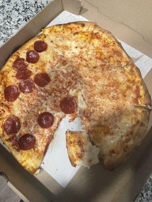 Miserable person who made this pizza