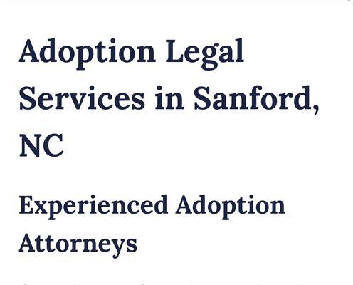 One of our favorite practice areas is adoptions!  If you're thinking about adding to your family, call us today to discuss your options!