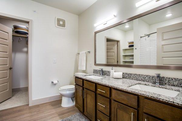 Luxe Bathroom with oversized vanity