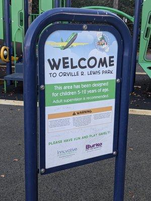 Playground designed for children 5-12 years of age