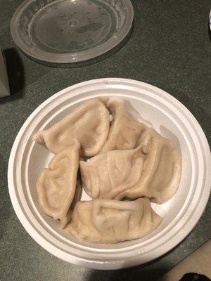 Steamed dumplings