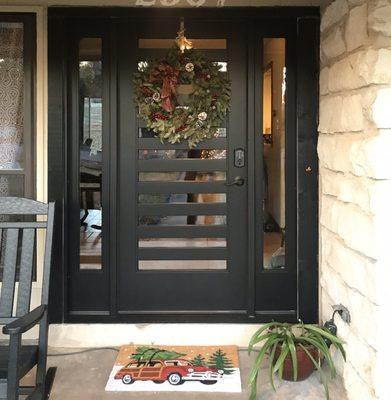 Entry door installation