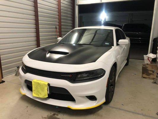 Matte Black Hood