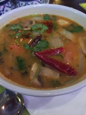 Tom yum shrimp