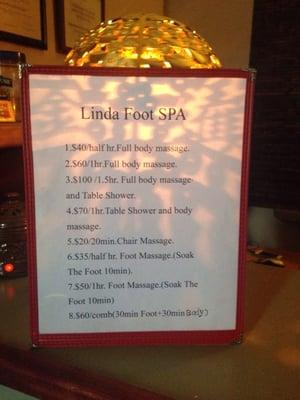 King's Foot Spa now called "Linda Foot Spa"