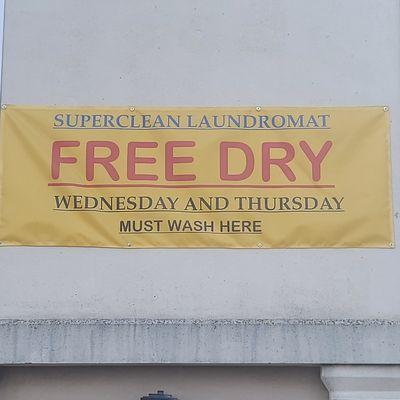 FREE DRY DAY