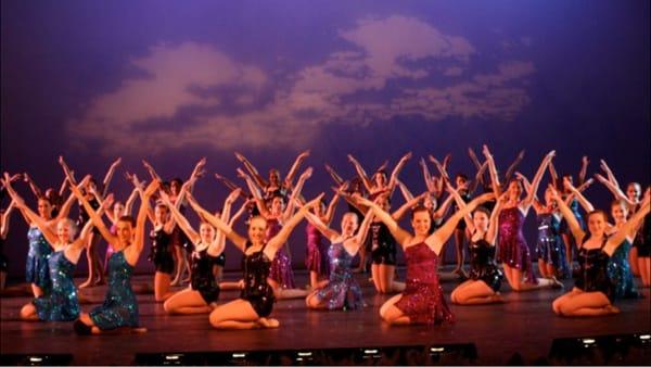 A picture of a dance "Saturday Night's (Alright for Fighting)" from the 2012 Christmas concert.