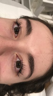 Keratin lash lift and tint is at The Laser Lounge