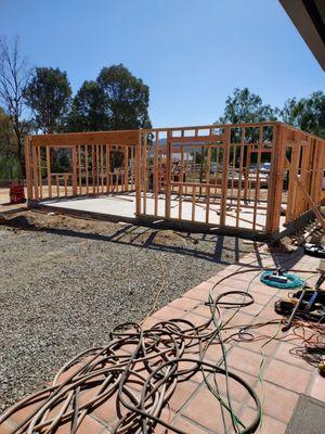 They laid out the foundation for our garage before framing took place. They did an excellent job.